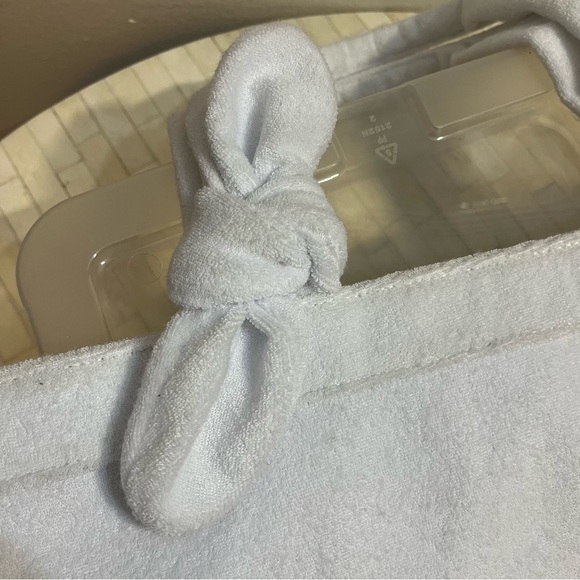 Stoney Clover Lane & Target Collab White Terry Beach Tote - Picture 6 of 13